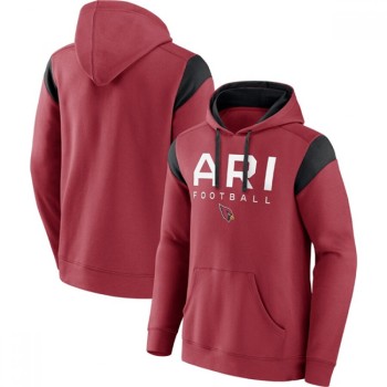 Men's Arizona Cardinals Red Call The Shot Pullover Hoodie Men's Arizona Cardinals Red Call The Shot Pullover Hoodie