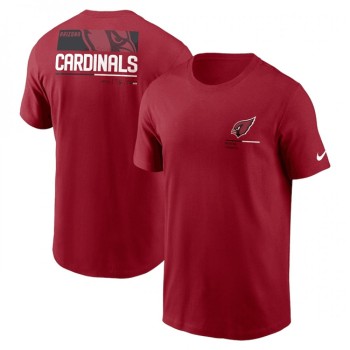 Men's Arizona Cardinals Red Team Incline T-Shirt Men's Arizona Cardinals Red Team Incline T-Shirt