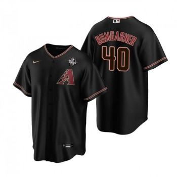 Men's Arizona Diamondbacks #40 Madison Bumgarner Black 2023 World Series Cool Base Stitched Baseball Jersey Men's Arizona Diamondbacks #40 Madison Bumgarner Black 2023 World Series Cool Base Stitched Baseball Jersey