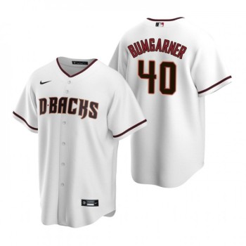 Men's Arizona Diamondbacks #40 Madison Bumgarner White Cool Base Stitched Baseball Jersey Men's Arizona Diamondbacks #40 Madison Bumgarner White Cool Base Stitched Baseball Jersey