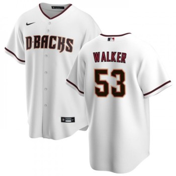 Men's Arizona Diamondbacks #53 Christian Walker White Cool Base Stitched Baseball Jersey Men's Arizona Diamondbacks #53 Christian Walker White Cool Base Stitched Baseball Jersey