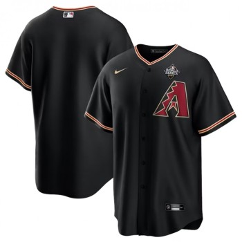 Men's Arizona Diamondbacks Blank Black 2023 World Series Cool Base Stitched Baseball Jersey Men's Arizona Diamondbacks Blank Black 2023 World Series Cool Base Stitched Baseball Jersey