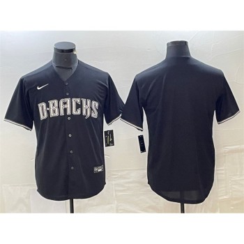 Men's Arizona Diamondbacks Blank Black Cool Base Stitched Baseball Jersey Men's Arizona Diamondbacks Blank Black Cool Base Stitched Baseball Jersey
