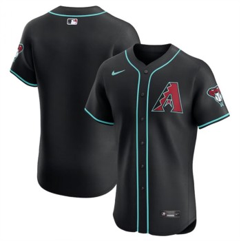 Men's Arizona Diamondbacks Blank Black Flex Base Stitched Jersey Men's Arizona Diamondbacks Blank Black Flex Base Stitched Jersey