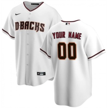 Youth Arizona Diamondbacks White Stitched Baseball Custom Jersey Youth Arizona Diamondbacks White Stitched Baseball Custom Jersey