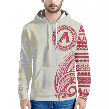 Men's Arizona Diamondbacks White Hoodie Men's Arizona Diamondbacks White Hoodie