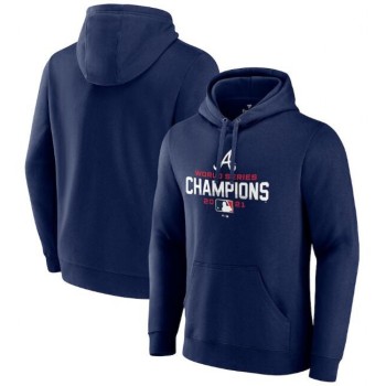 Men's Atlanta Braves 2021 Navy World Series Champions Pullover Hoodie Men's Atlanta Braves 2021 Navy World Series Champions Pullover Hoodie
