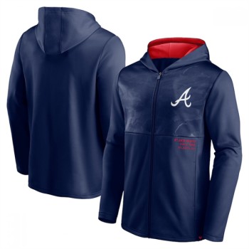Men's Atlanta Braves Navy Jackets Men's Atlanta Braves Navy Jackets