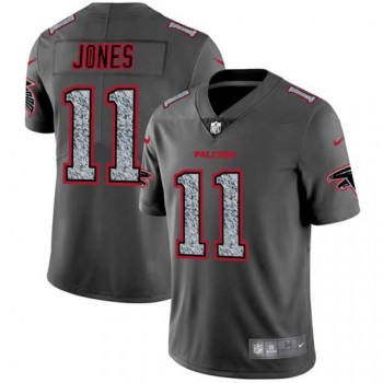 Men's Atlanta Falcons #11 Julio Jones 2019 Gray Fashion Static Limited Stitched NFL Jersey Men's Atlanta Falcons #11 Julio Jones 2019 Gray Fashion Static Limited Stitched NFL Jersey