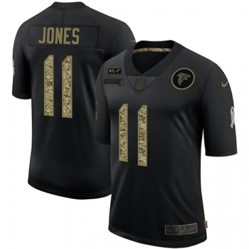 Men's Atlanta Falcons #11 Julio Jones 2020 Black Camo Salute To Service Limited Stitched Jersey Men's Atlanta Falcons #11 Julio Jones 2020 Black Camo Salute To Service Limited Stitched Jersey