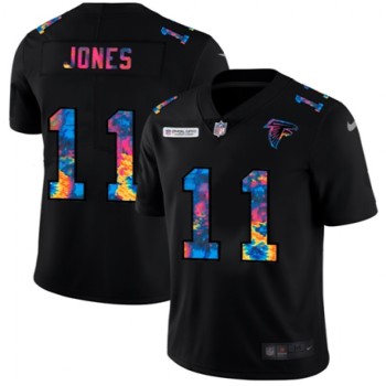 Men's Atlanta Falcons #11 Julio Jones 2020 Black Crucial Catch Limited Stitched Jersey Men's Atlanta Falcons #11 Julio Jones 2020 Black Crucial Catch Limited Stitched Jersey