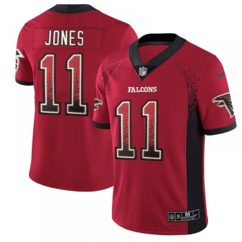 Men's Atlanta Falcons #11 Julio Jones Red 2018 Drift Fashion Color Rush Limited Stitched NFL Jersey Men's Atlanta Falcons #11 Julio Jones Red 2018 Drift Fashion Color Rush Limited Stitched NFL Jersey