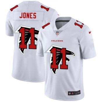 Men's Atlanta Falcons #11 Julio Jones White Shadow Logo Limited Stitched Jersey Men's Atlanta Falcons #11 Julio Jones White Shadow Logo Limited Stitched Jersey
