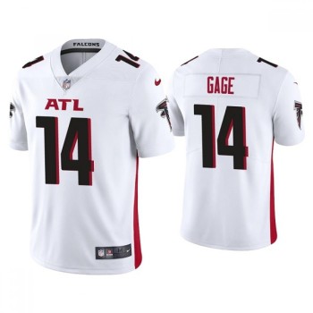 Men's Atlanta Falcons #14 Russell Gage White Vapor Untouchable Limited Stitched Jersey Men's Atlanta Falcons #14 Russell Gage White Vapor Untouchable Limited Stitched Jersey