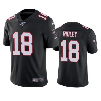 Men's Atlanta Falcons #18 Calvin Ridley Black 2019 100th Season Vapor Untouchable Limited Stitched NFL Jersey Men's Atlanta Falcons #18 Calvin Ridley Black 2019 100th Season Vapor Untouchable Limited Stitched NFL Jersey