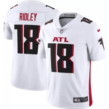 Men's Atlanta Falcons #18 Calvin Ridley New White Vapor Untouchable Limited Stitched NFL Jersey Men's Atlanta Falcons #18 Calvin Ridley New White Vapor Untouchable Limited Stitched NFL Jersey