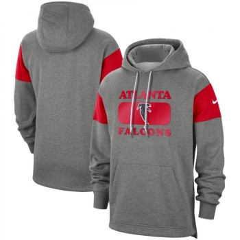 Men's Atlanta Falcons 2019 Grey Fan Gear Historic Pullover Hoodie Men's Atlanta Falcons 2019 Grey Fan Gear Historic Pullover Hoodie