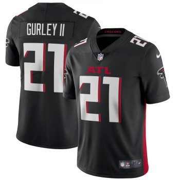 Men's Atlanta Falcons #21 Todd Gurley II New Black NFL Jersey Men's Atlanta Falcons #21 Todd Gurley II New Black NFL Jersey