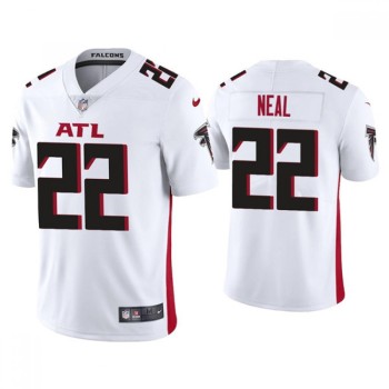 Men's Atlanta Falcons #22 Keanu Neal New White Vapor Untouchable Limited Stitched NFL Jersey Men's Atlanta Falcons #22 Keanu Neal New White Vapor Untouchable Limited Stitched NFL Jersey