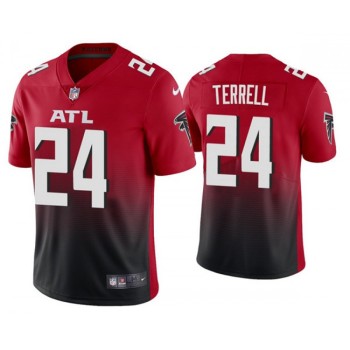 Men's Atlanta Falcons #24 A.J. Terrell 2020 Red 2nd Alternate Vapor Limited NFL Stitched NFL Jersey Men's Atlanta Falcons #24 A.J. Terrell 2020 Red 2nd Alternate Vapor Limited NFL Stitched NFL Jersey
