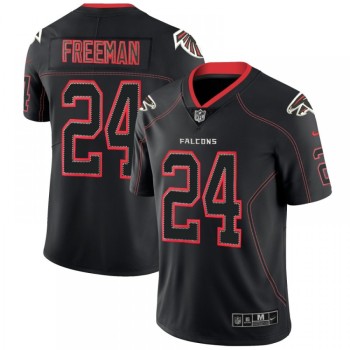 Men's Atlanta Falcons #24 Devonta Freeman Black 2018 Lights Out Color Rush NFL Limited Jersey Men's Atlanta Falcons #24 Devonta Freeman Black 2018 Lights Out Color Rush NFL Limited Jersey