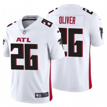 Men's Atlanta Falcons #26 Isaiah Oliver New White Vapor Untouchable Limited Stitched Jersey Men's Atlanta Falcons #26 Isaiah Oliver New White Vapor Untouchable Limited Stitched Jersey