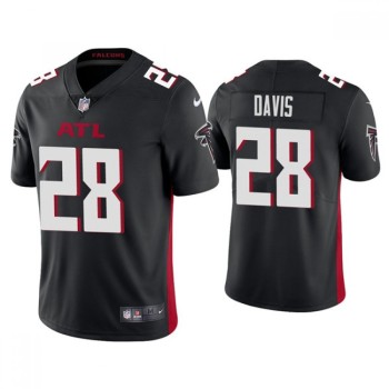 Men's Atlanta Falcons #28 Mike Davis Black Vapor Untouchable Limited Stitched Jersey Men's Atlanta Falcons #28 Mike Davis Black Vapor Untouchable Limited Stitched Jersey