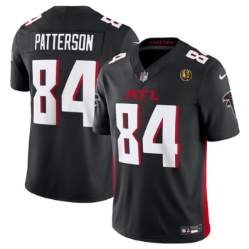 Men's Atlanta Falcons #84 Cordarrelle Patterson Black 2023 F.U.S.E. With John Madden Patch Vapor Limited Stitched Football Jersey Men's Atlanta Falcons #84 Cordarrelle Patterson Black 2023 F.U.S.E. With John Madden Patch Vapor Limited Stitched Football Jersey