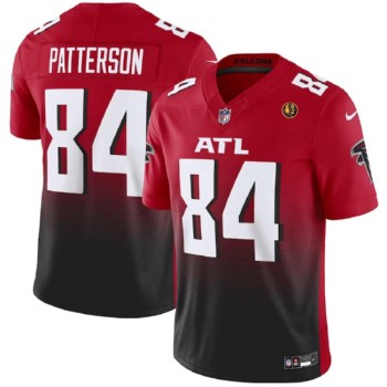 Men's Atlanta Falcons #84 Cordarrelle Patterson Red/Black 2023 F.U.S.E. With John Madden Patch Vapor Limited Stitched Football Jersey Men's Atlanta Falcons #84 Cordarrelle Patterson Red/Black 2023 F.U.S.E. With John Madden Patch Vapor Limited Stitched Football Jersey