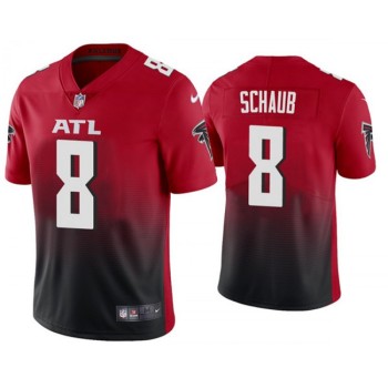 Men's Atlanta Falcons #8 Matt Schaub 2020 Red 2nd Alternate Vapor Limited NFL Stitched Jersey Men's Atlanta Falcons #8 Matt Schaub 2020 Red 2nd Alternate Vapor Limited NFL Stitched Jersey