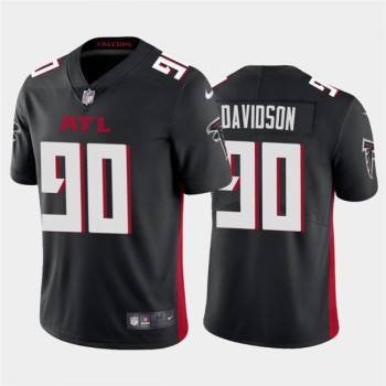 Men's Atlanta Falcons #90 Marlon Davidson New Black Vapor Untouchable Limited Stitched NFL Jersey Men's Atlanta Falcons #90 Marlon Davidson New Black Vapor Untouchable Limited Stitched NFL Jersey