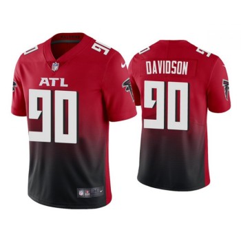 Men's Atlanta Falcons #90 Marlon Davidson New Red Vapor Untouchable Limited Stitched Jersey Men's Atlanta Falcons #90 Marlon Davidson New Red Vapor Untouchable Limited Stitched Jersey