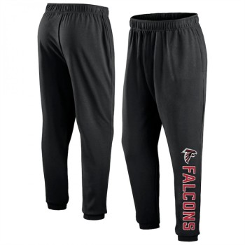 Men's Atlanta Falcons Black Chop Block Fleece Sweatpants Men's Atlanta Falcons Black Chop Block Fleece Sweatpants