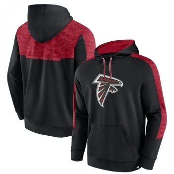 Men's Atlanta Falcons Black Defender Evo Pullover Hoodie Men's Atlanta Falcons Black Defender Evo Pullover Hoodie