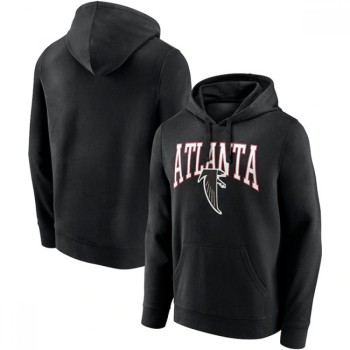 Men's Atlanta Falcons Black Gridiron Classics Campus Standard Pullover Hoodie Men's Atlanta Falcons Black Gridiron Classics Campus Standard Pullover Hoodie