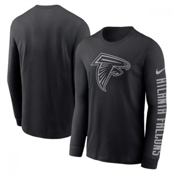 Men's Atlanta Falcons Black Long Sleeve T-Shirt Men's Atlanta Falcons Black Long Sleeve T-Shirt