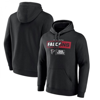 Men's Atlanta Falcons Black x Bud Light Pullover Hoodie Men's Atlanta Falcons Black x Bud Light Pullover Hoodie