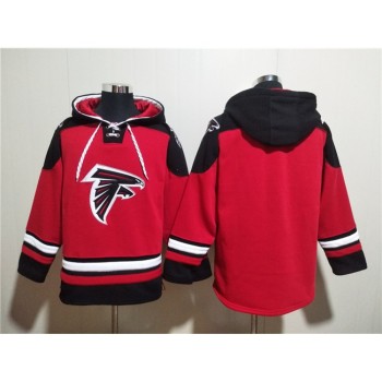 Men's Atlanta Falcons Blank Red Ageless Must-Have Lace-Up Pullover Hoodie Men's Atlanta Falcons Blank Red Ageless Must-Have Lace-Up Pullover Hoodie