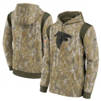 Men's Atlanta Falcons Camo 2021 Salute To Service Therma Performance Pullover Hoodie Men's Atlanta Falcons Camo 2021 Salute To Service Therma Performance Pullover Hoodie