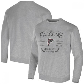 Men's Atlanta Falcons Gray Darius Rucker Collection Pullover Sweatshirt Men's Atlanta Falcons Gray Darius Rucker Collection Pullover Sweatshirt
