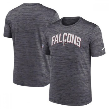 Men's Atlanta Falcons Grey On-Field Sideline Velocity T-Shirt Men's Atlanta Falcons Grey On-Field Sideline Velocity T-Shirt
