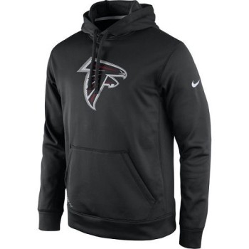 Men's Atlanta Falcons Black Practice Performance Pullover Hoodie Men's Atlanta Falcons Black Practice Performance Pullover Hoodie
