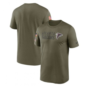 Men's Atlanta Falcons Olive 2022 Salute to Service Legend Team T-Shirt Men's Atlanta Falcons Olive 2022 Salute to Service Legend Team T-Shirt