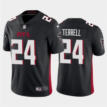 Men's Atlanta Falcons #24 A.J. Terrell New Black Vapor Untouchable Limited Stitched NFL Jersey Men's Atlanta Falcons #24 A.J. Terrell New Black Vapor Untouchable Limited Stitched NFL Jersey