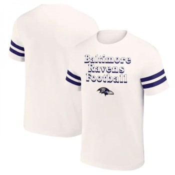 Men's Baltimore Ravens Cream x Darius Rucker Collection Vintage T-Shirt Men's Baltimore Ravens Cream x Darius Rucker Collection Vintage T-Shirt
