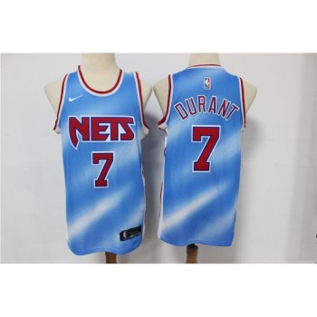 Men's Brooklyn Nets #7 Kevin Durant 2020/21 Blue Stitched NBA Jersey Men's Brooklyn Nets #7 Kevin Durant 2020/21 Blue Stitched NBA Jersey