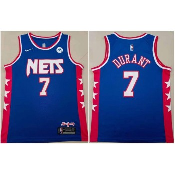 Men's Brooklyn Nets #7 Kevin Durant Blue Stitched Basketball Jersey Men's Brooklyn Nets #7 Kevin Durant Blue Stitched Basketball Jersey