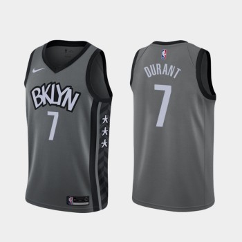 Men's Brooklyn Nets #7 Kevin Durant Grey 2019 Stitched NBA Jersey Men's Brooklyn Nets #7 Kevin Durant Grey 2019 Stitched NBA Jersey