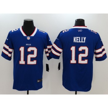 Men's Buffalo Bills #12 Jim Kelly Blue Vapor Untouchable Limited Jersey Men's Buffalo Bills #12 Jim Kelly Blue Vapor Untouchable Limited Jersey