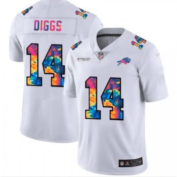 Men's Buffalo Bills #14 Stefon Diggs 2020 White Crucial Catch Limited Stitched Football Jersey Men's Buffalo Bills #14 Stefon Diggs 2020 White Crucial Catch Limited Stitched Football Jersey
